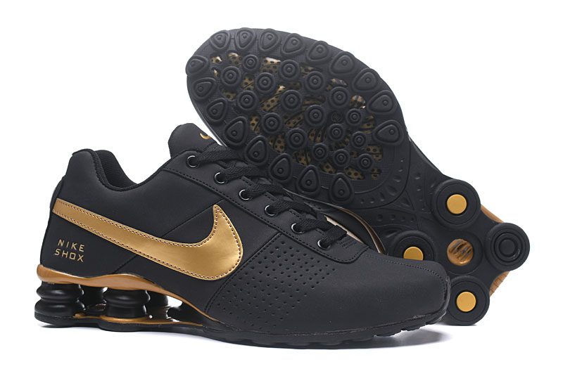 Nike Shox OZ D Black Gold Shoes